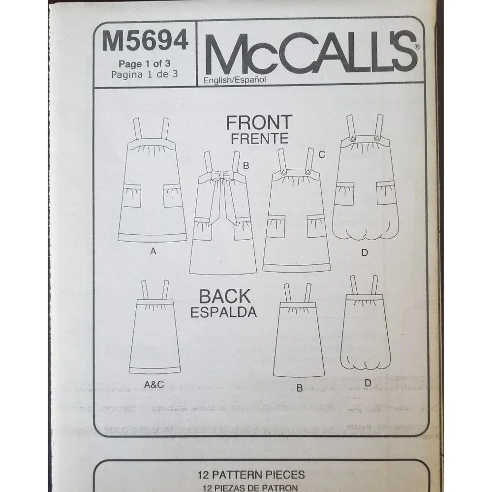 McCalls mccall m5694
